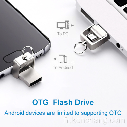 Mini lecteur flash USB OTG Android
